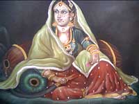 indian Canvas Painting