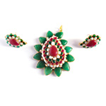 Ruby Silver Victorian set