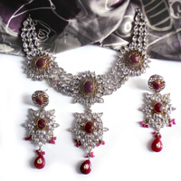 polki jewelry bridal set