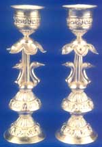Silver Candle Stand, sterling silver Articles, silverware  gifts, silver crafts, Decorative silver crafts from Rajasthan India. Supplier and Exporter of Silver crafts from Rajasthan (India). 
