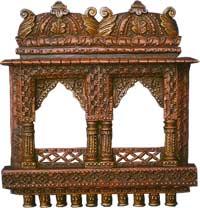 Exporter and supplier of Indian Wooden Jharokha